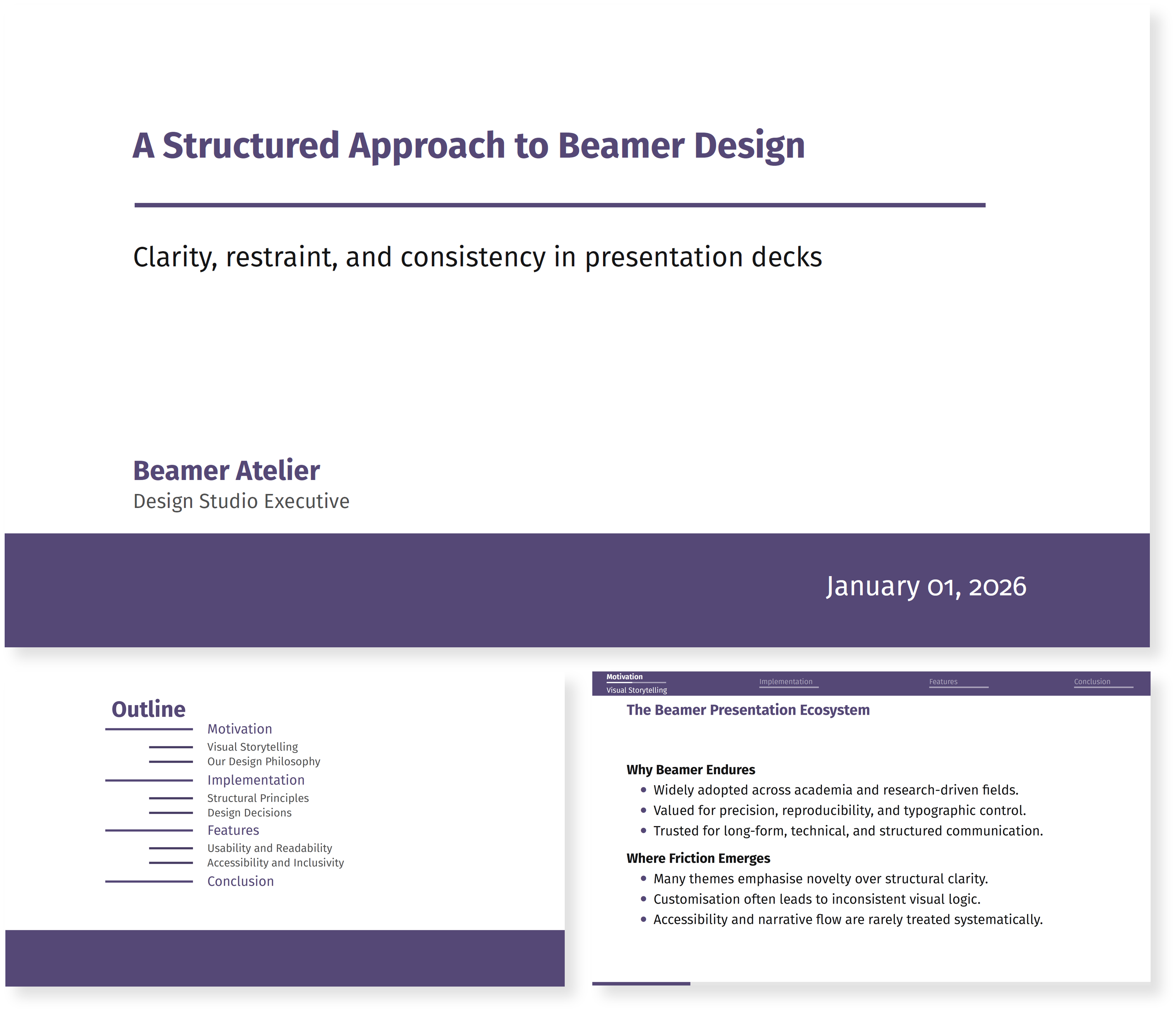 Line Beamer theme preview