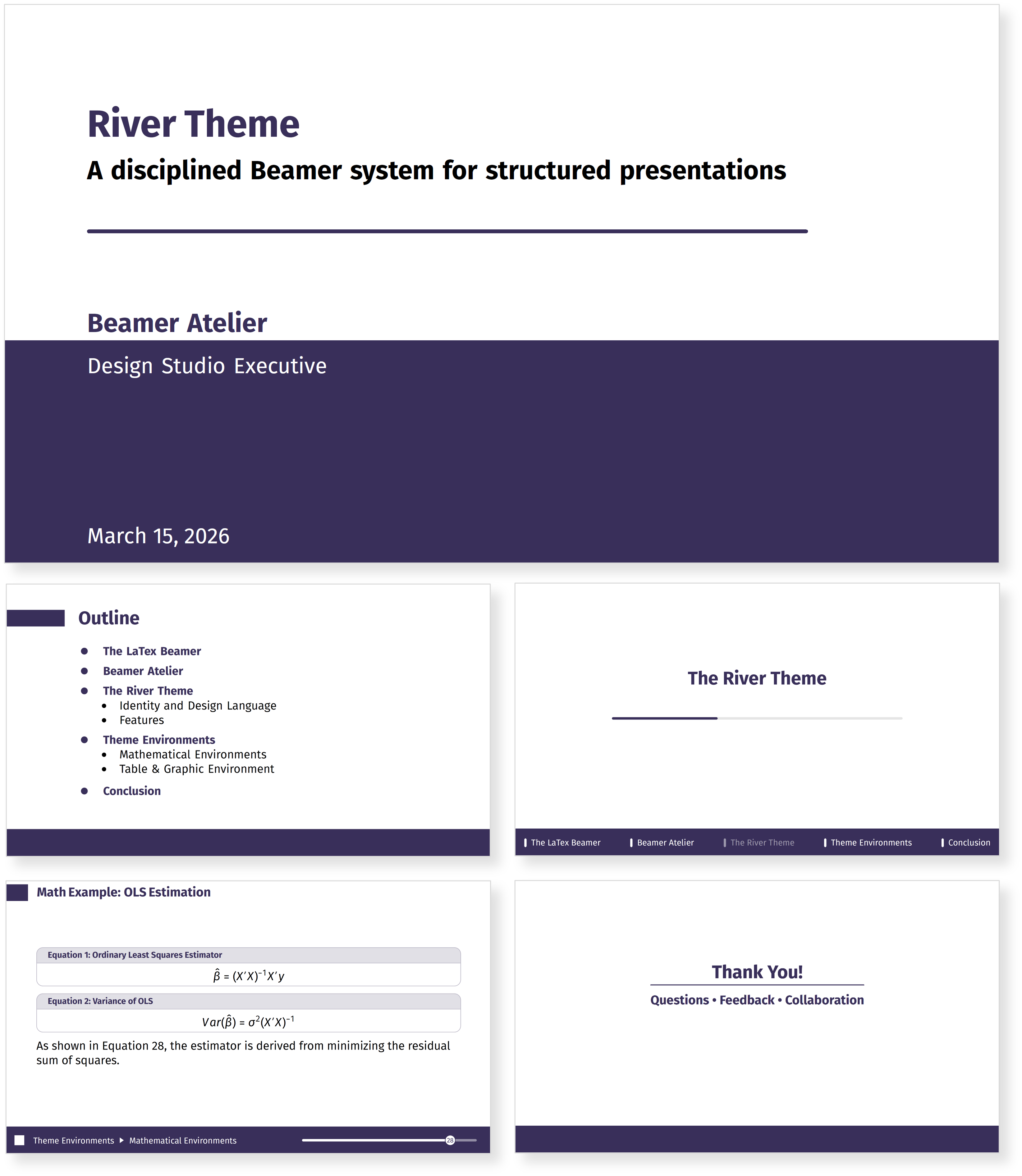 River Beamer theme preview